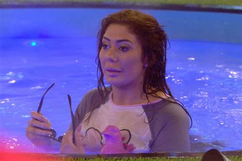 Chloe Ferry shares topless video as she goes diving in a thong on .